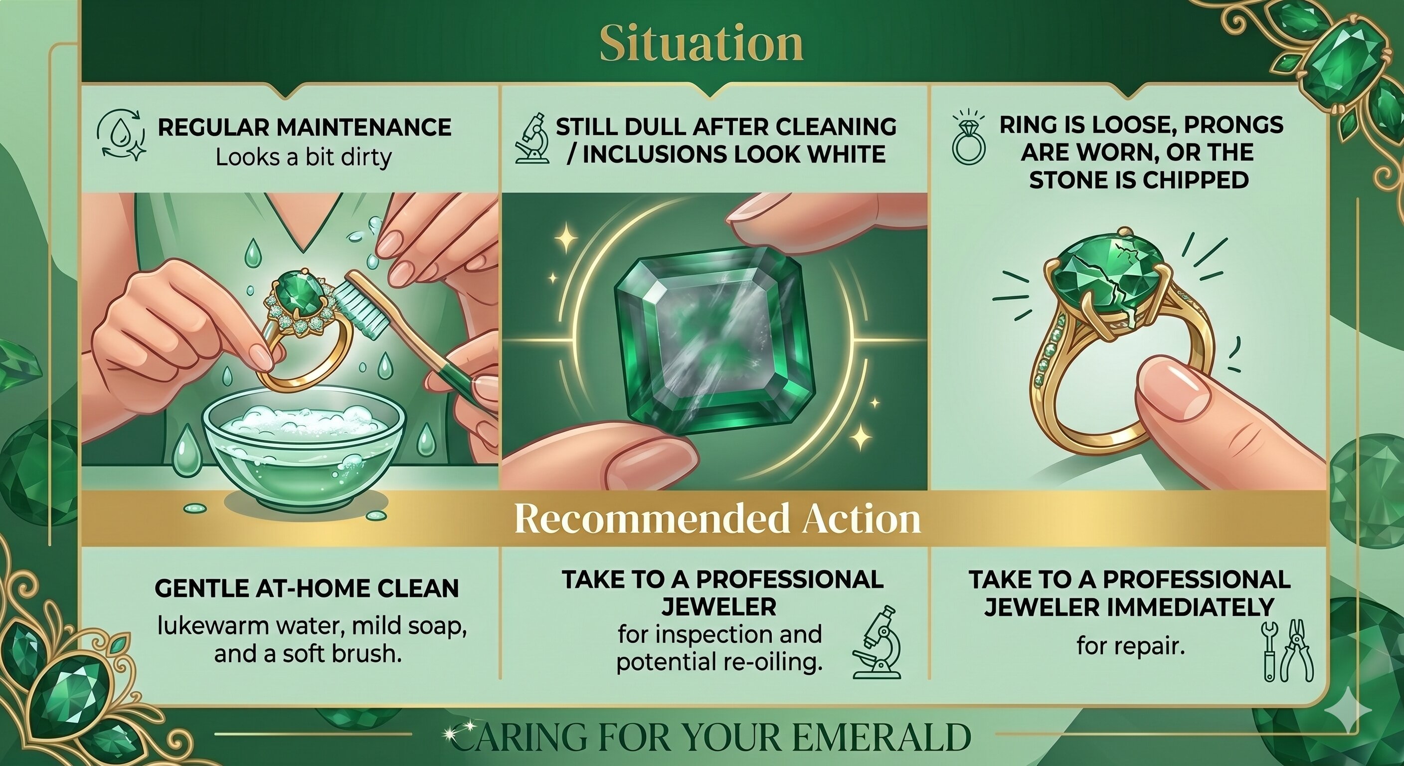 How to Make Your Emerald Shiny Again